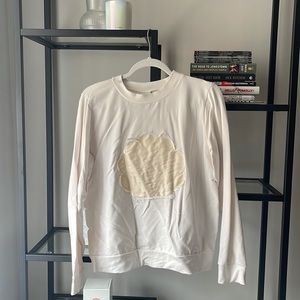 BY SIGNE Organic Cotton Seashell Sweatshirt Jumper